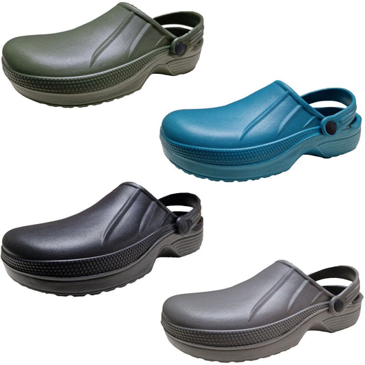 Clogs Gartenschuhe Badeschuhe Pantoletten Hausschuh Freizeit geschlossen 36-45