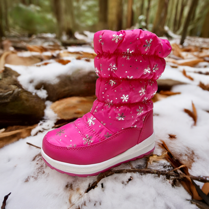 Kinderstiefel warm gefüttert rosa